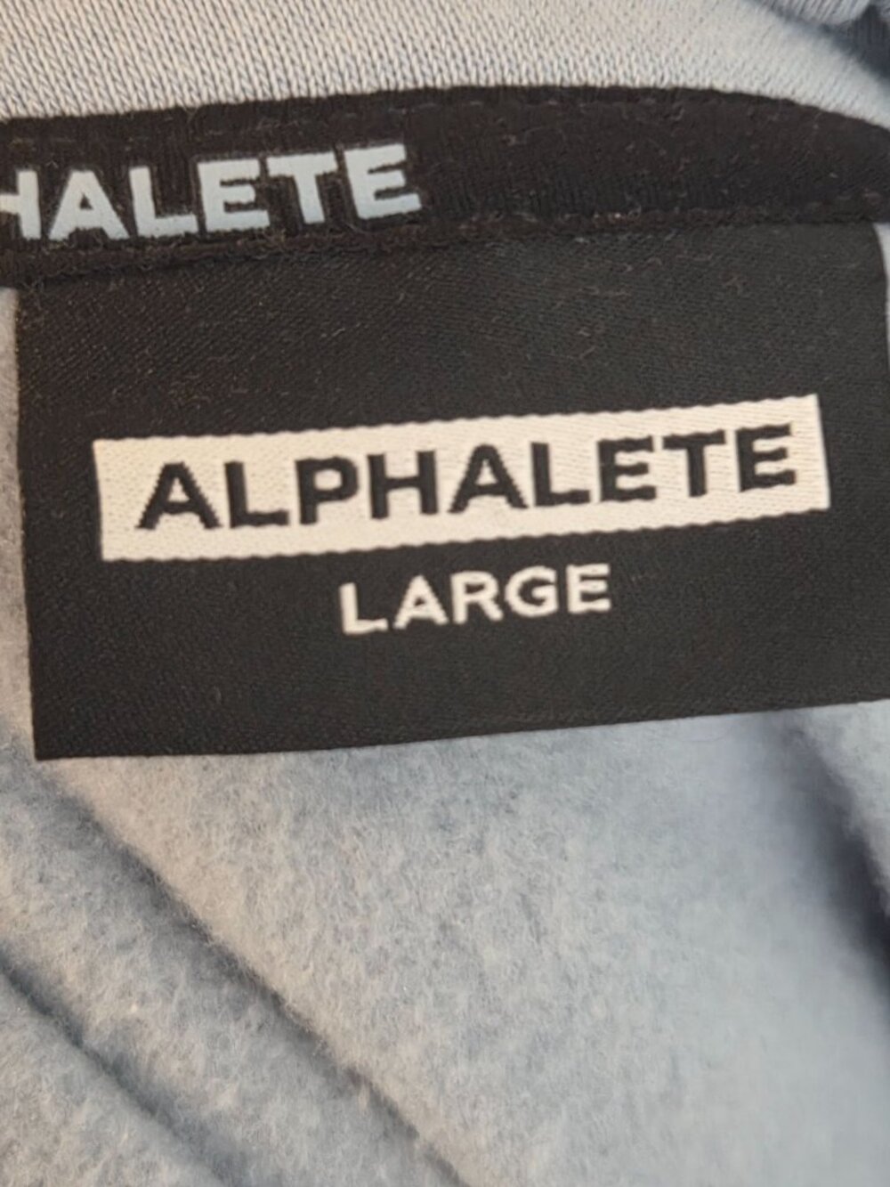 Alphalete Women’s Hoodie Gray Oversized Gym Pullover Sweatshirt L - Picture 8 of 9